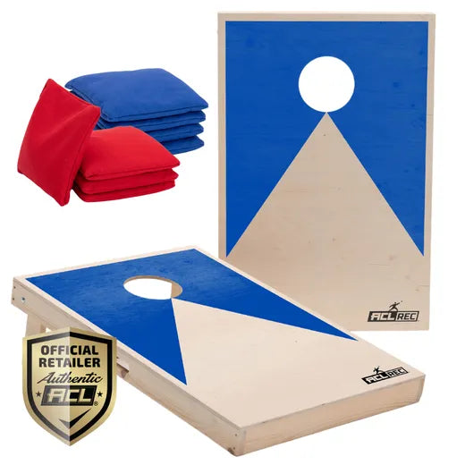 Cornhole Set - 90x60 - Blue - cornhole set kopen bij Wicked Wood Games