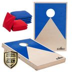 Cornhole Set - 90x60 - Blue - cornhole set kopen bij Wicked Wood Games