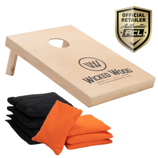Cornhole Starting Kit - 90x60 - 1x Board / 2x4 Bags - Wicked Wood - cornhole zakjes kopen bij Wicked Wood Games