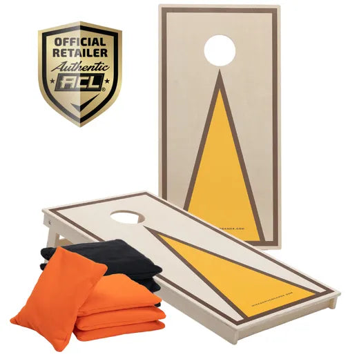 TRIANGLE - Cornhole Set - 2 board / 2x4 zakjes - cornhole zakjes kopen bij Wicked Wood Games