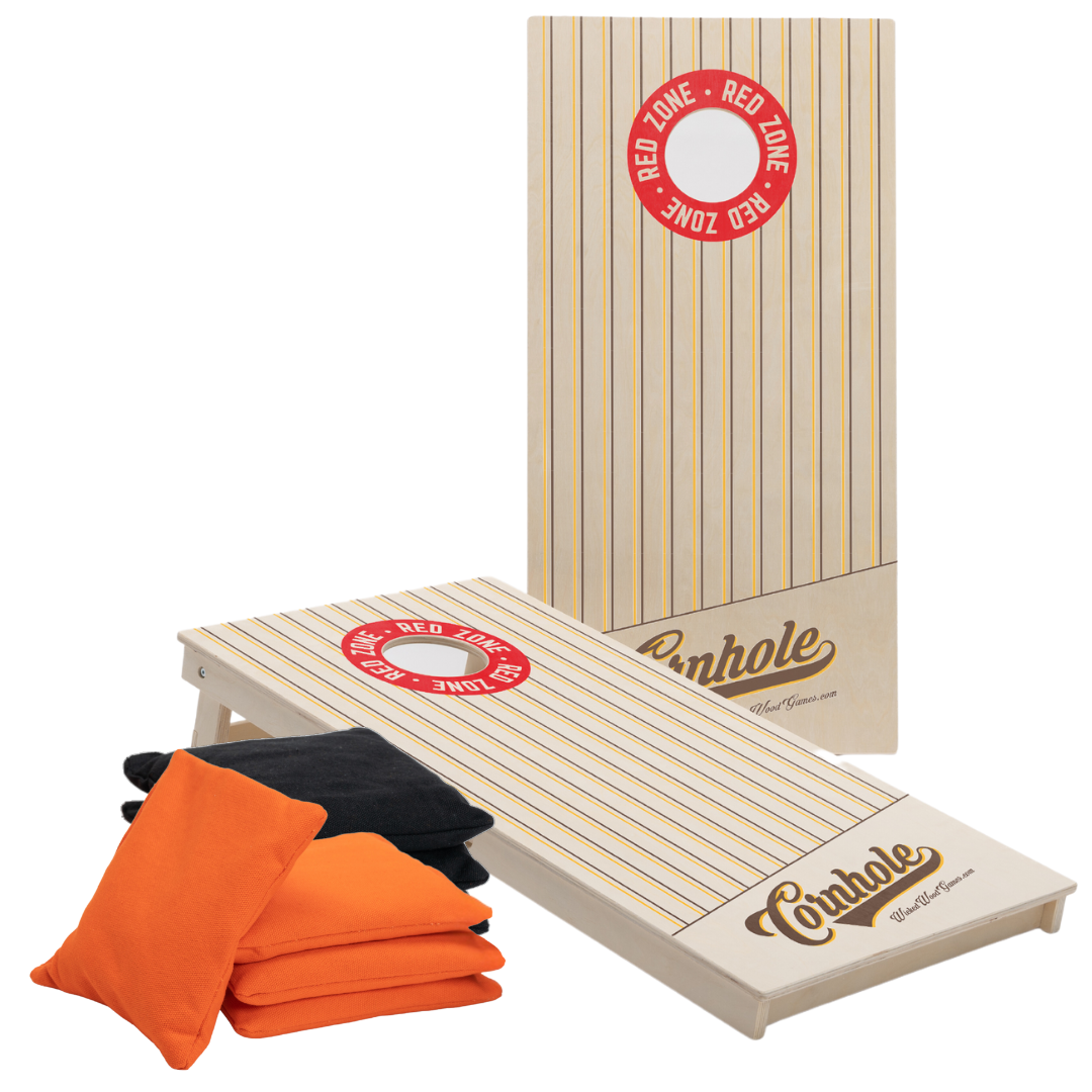 VINTAGE - Cornhole Set - 2 board / 2x4 zakjes - cornhole zakjes kopen bij Wicked Wood Games
