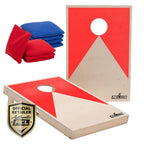 Cornhole Set - 90x60 - Red - cornhole set kopen bij Wicked Wood Games