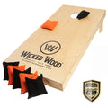 Cornhole Starting Kit - 120x60 - 1x Board / 2x4 Bags - cornhole zakjes kopen bij Wicked Wood Games