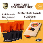 Cornhole Mini Set - Red Zone Style (60x30cm) - specificaties en materiaaldetails