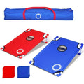 Cornhole Beach Set - 90x60cm - Red Zone - Incl 2x4 Cornhole Zakjes en Draagtas - cornhole zakjes kopen bij Wicked Wood Games