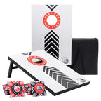 Complete Cornhole Set 90x60 - Red Zone - 2x4 Cornhole Zakjes - Incl Draagtas. Recreatieve Sets Wicked Wood Games