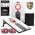 Complete Cornhole Set 90x60 - Red Zone - 2x4 Cornhole Zakjes - Incl Draagtas. - cornhole zakjes kopen bij Wicked Wood Games