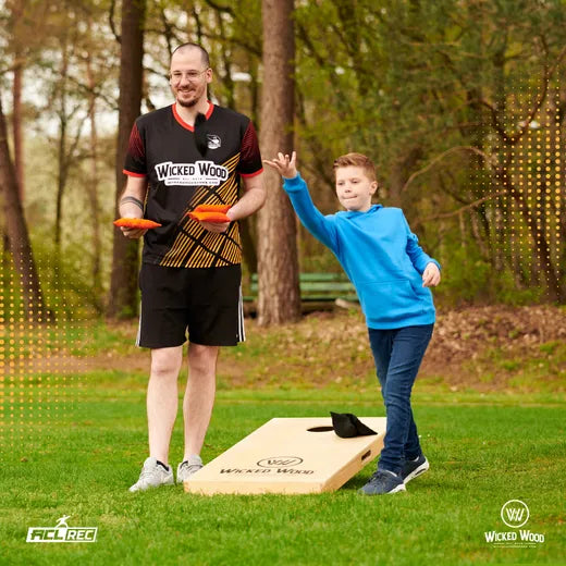 2x4 Cornhole Bags ACL REC - Granulaat vulling - Oranje/Zwart - cornhole zakjes afbeelding 10