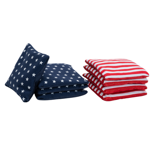 2x4 Cornhole Bags - America - Granulaat vulling - Dubbelzijdig - cornhole zakjes kopen bij Wicked Wood Games