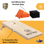 Cornhole Starting Kit - 12mm / 15mm - 120x60 - 1x Board / 2x4 Bags - detailfoto cornhole zakjes