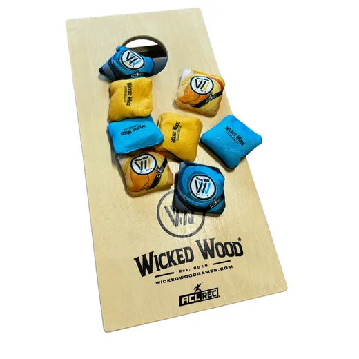 2x4 Premium Mini Cornhole Bags - REC - 9x9cm - cornhole zakjes bovenaanzicht