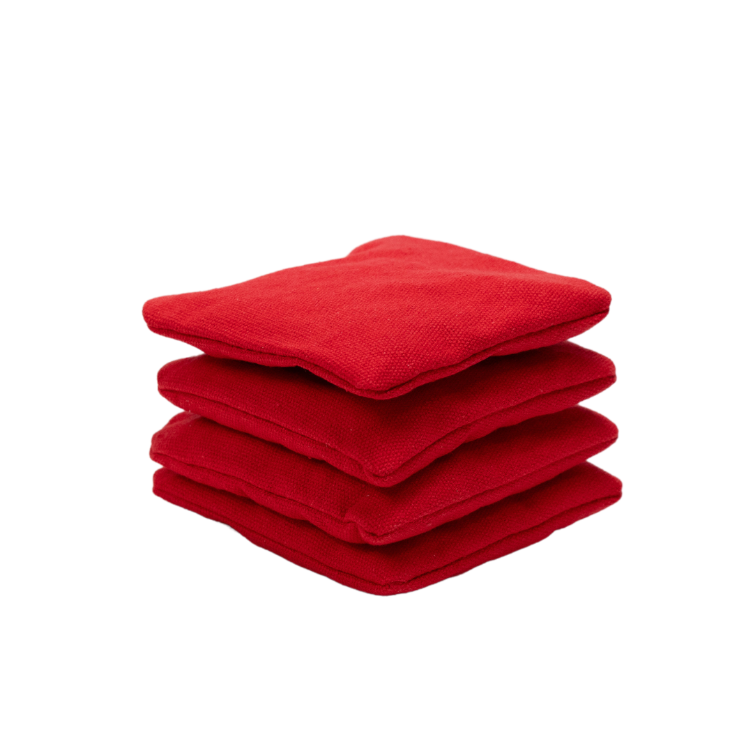 1x4 Mini Cornhole Bags - REC - 9x9cm - zij-aanzicht cornhole zakjes