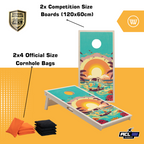 HIPPY - Cornhole Set - 2 board / 2x4 zakjes - detailfoto cornhole zakjes