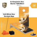 SURF - Cornhole Set - 2 board / 2x4 zakjes - detailfoto cornhole zakjes