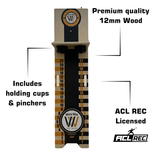 Cornhole Score Tower - Wicked Wood - specificaties en materiaaldetails