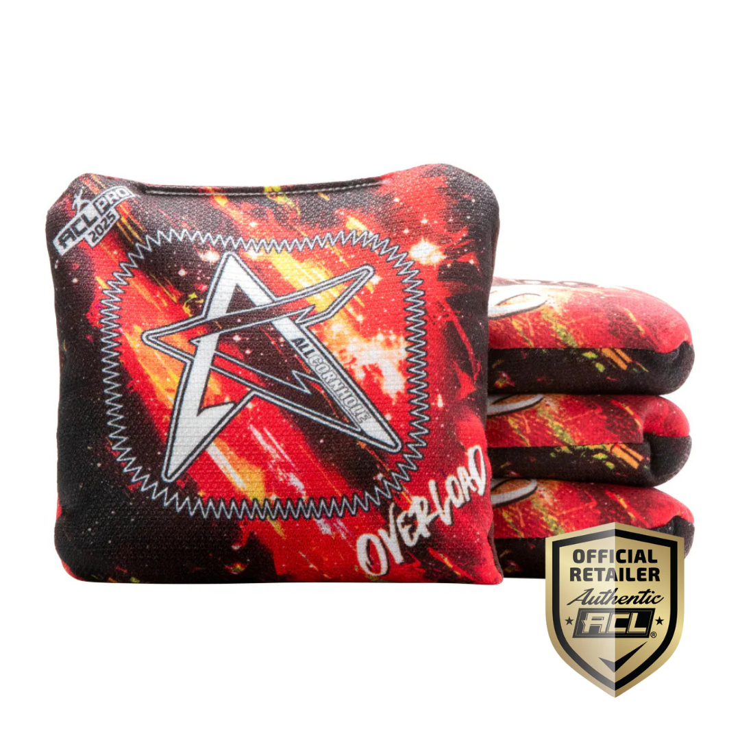 OVERLOAD 2025 - ACL PRO - 1x4 Cornhole Bags - cornhole zakjes in gebruik