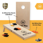 Cornhole Set - 120x60 - Wicked Wood Design - detailfoto cornhole set
