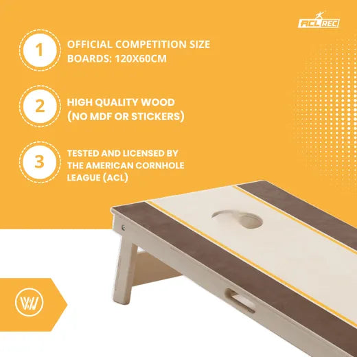 RAILS - Cornhole Set - 2 board / 2x4 zakjes - cornhole zakjes afmetingen