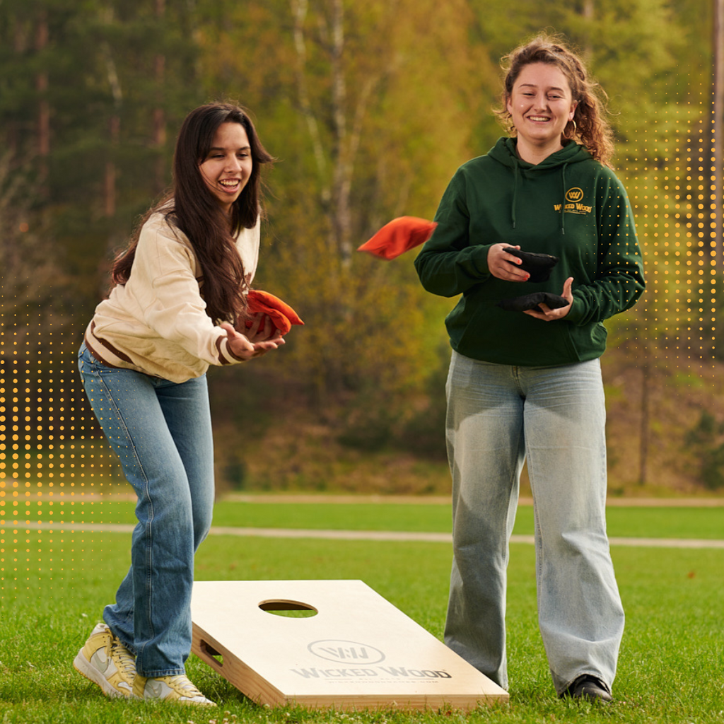 HIPPY - Cornhole Set - 2 board / 2x4 zakjes - specificaties en materiaaldetails