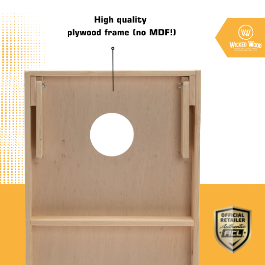 FOOTHILLS - Cornhole Set - 2 board / 2x4 zakjes - cornhole zakjes in gebruik