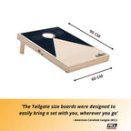 Cornhole Set - 90x60 - Black - detailfoto cornhole set