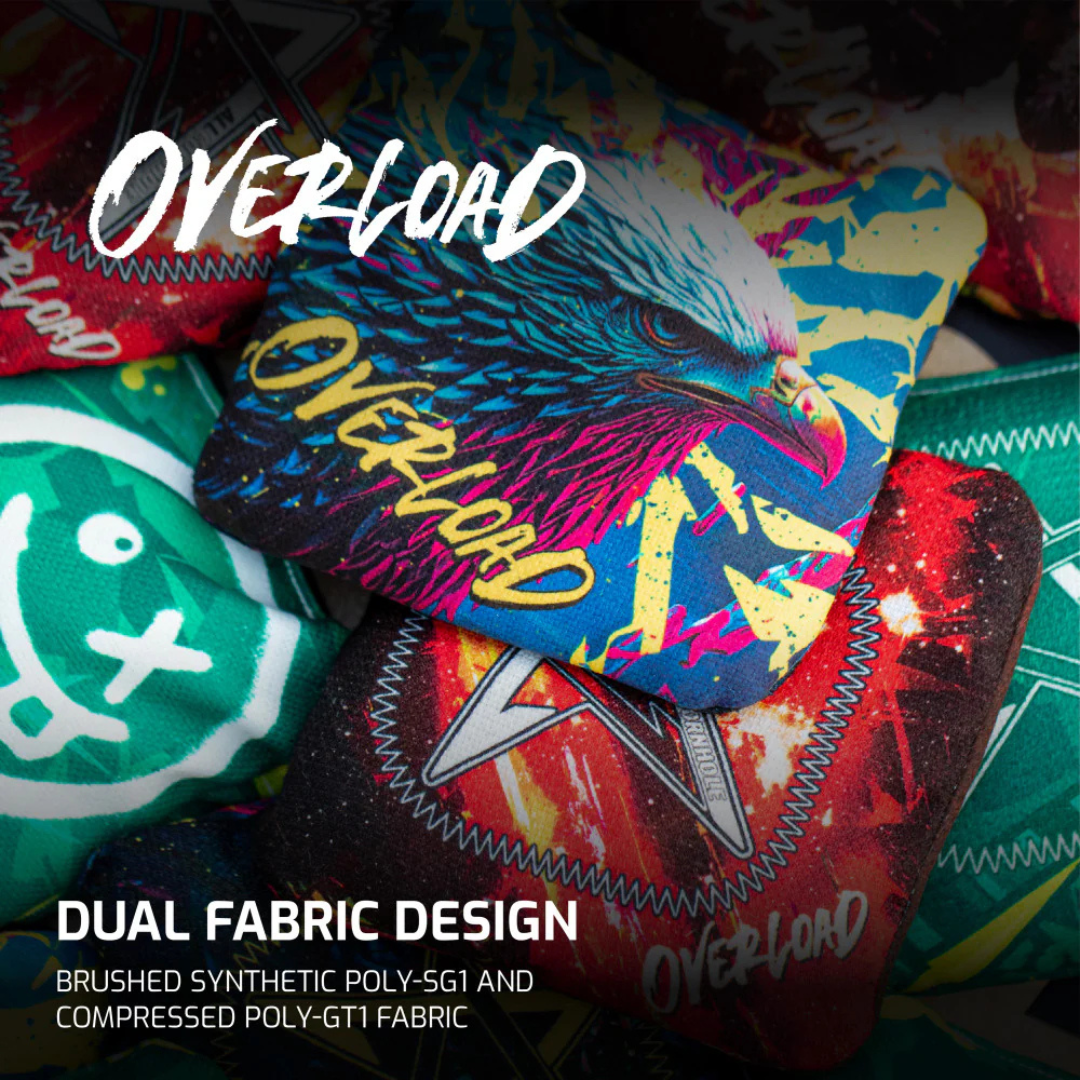 OVERLOAD 2025 - ACL PRO - 1x4 Cornhole Bags - detailfoto cornhole zakjes