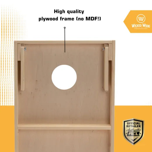 Cornhole Starting Kit - 90x60 - 1x Board / 2x4 Bags - Wicked Wood - detailfoto cornhole zakjes
