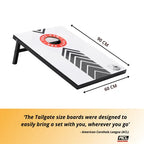 Complete Cornhole Set 90x60 - Red Zone - 2x4 Cornhole Zakjes - Incl Draagtas. inclusief koffer - professionele cornhole za...