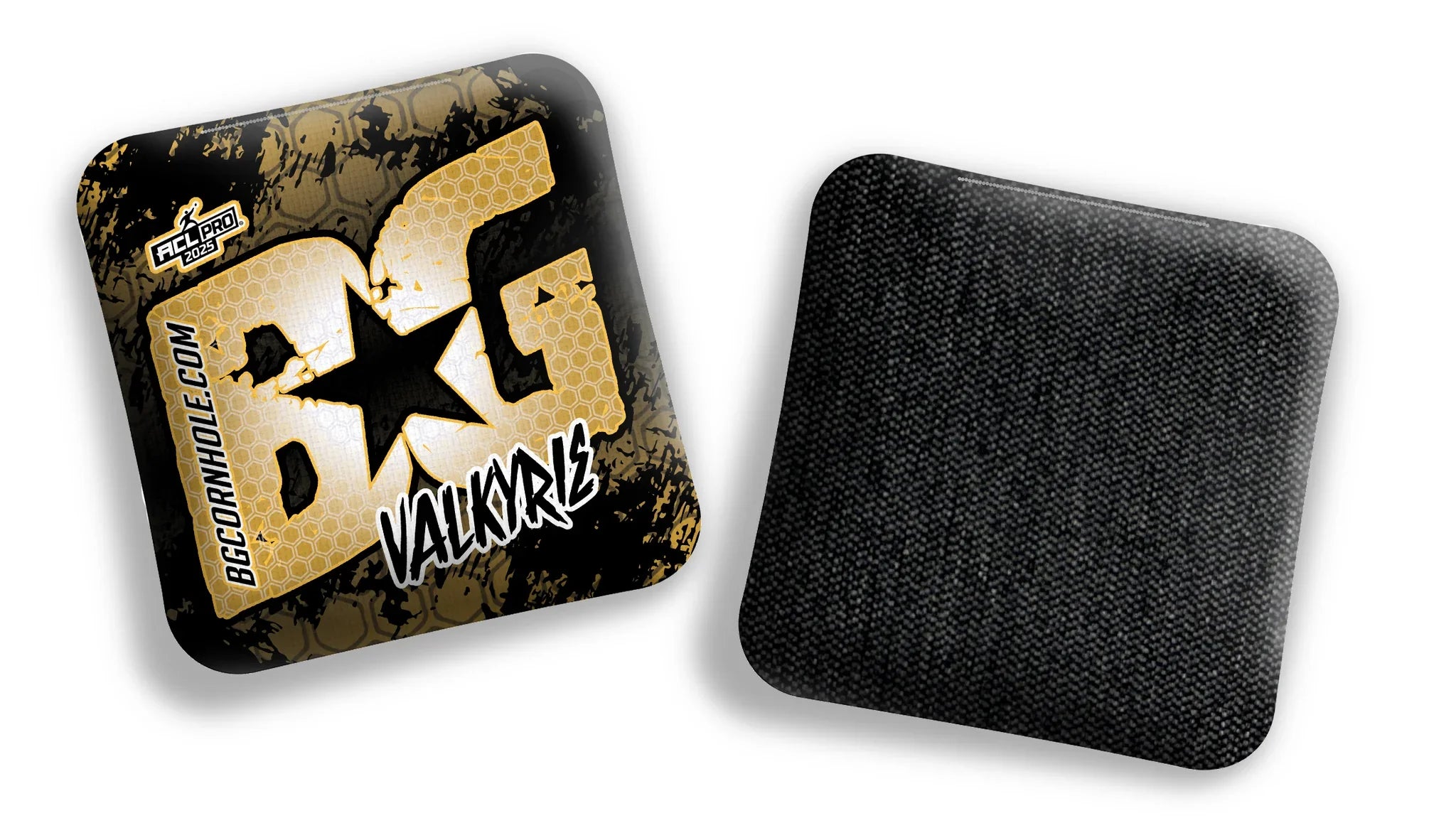 BG Valkyrie 2026 - ACL Pro Bags in Gold - cornhole zakjes