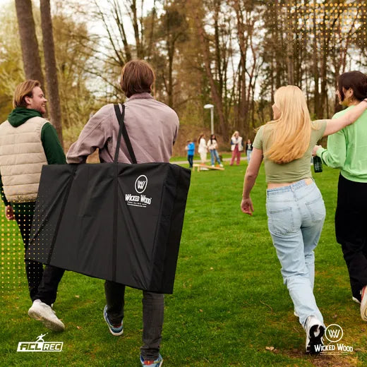 Draagtas voor Cornhole Board - 90x60 - cornhole set bovenaanzicht