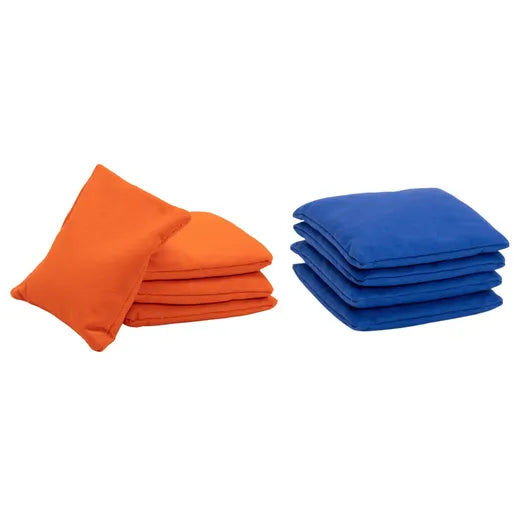 2x4 Cornhole Zakjes - Twee kleuren - Granulaat vulling - Wicked Wood Games - complete set inhoud