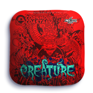 Cornhole Coastal - Creatures 2026 - ACL Pro Bags - cornhole zakjes bovenaanzicht