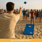 Cornhole Beach Set - 90x60cm - Red Zone - Incl 2x4 Cornhole Zakjes en Draagtas - specificaties en materiaaldetails