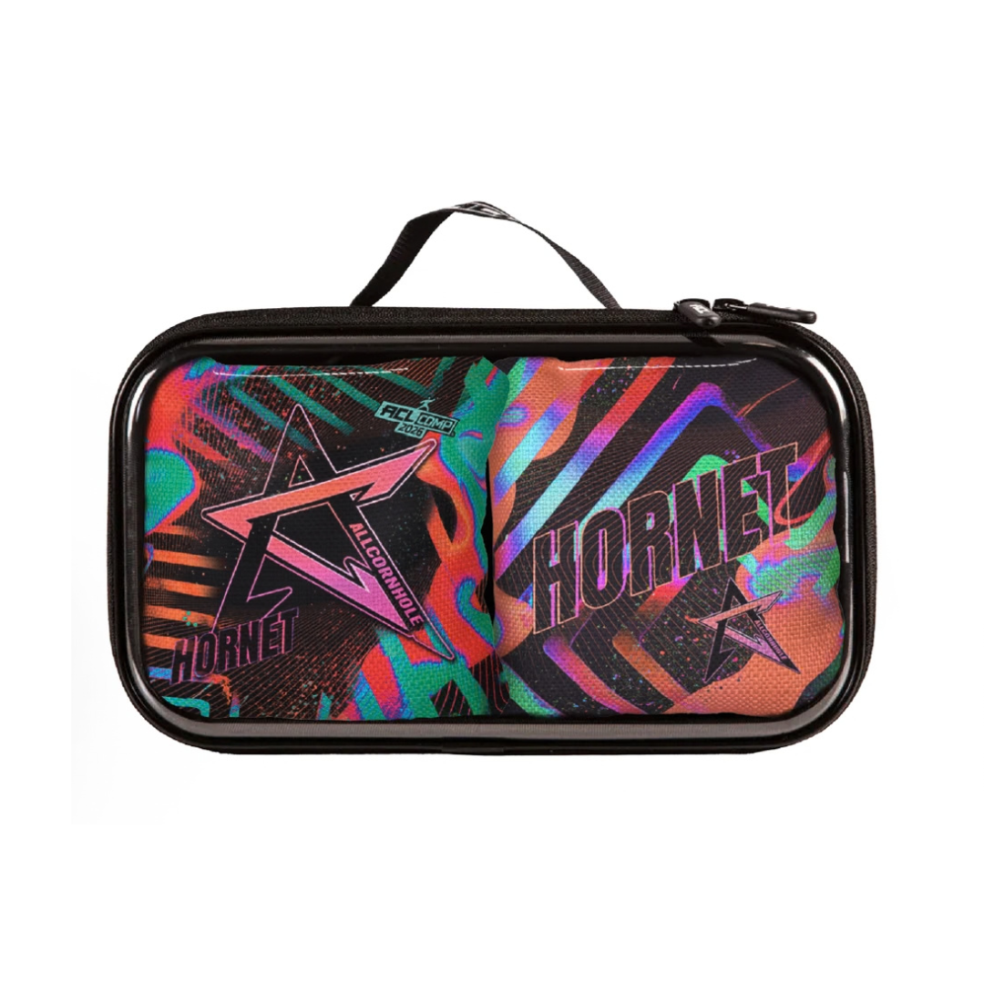 ALLCORNHOLE - HORNET 2026 - ACL COMP - 1x4 Cornhole Bags - cornhole zakjes bovenaanzicht