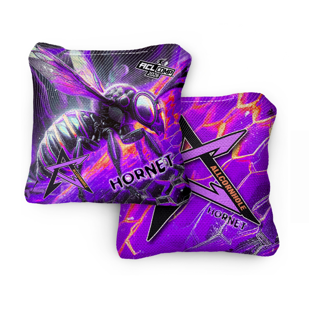 ALLCORNHOLE - HORNET 2026 - ACL COMP - 1x4 Cornhole Bags in Purple - cornhole zakjes