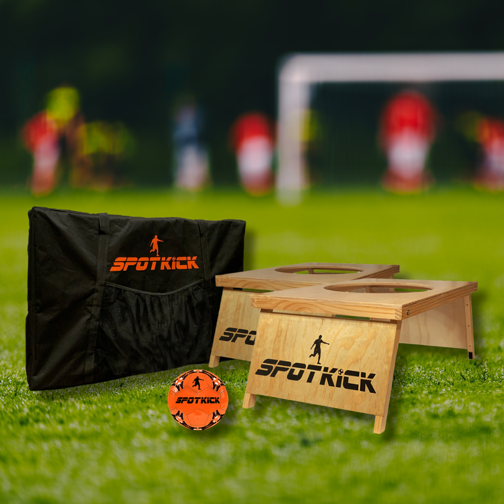 Custom Spotkick - Complete Set Eigen Design - Inclusief 2x boards / Voetbal / Draagtas - kleur en ontwerp detail