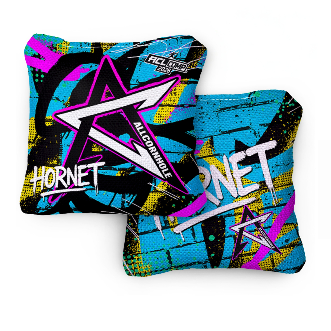 ALLCORNHOLE - HORNET 2026 - ACL COMP - 1x4 Cornhole Bags - specificaties en materiaaldetails