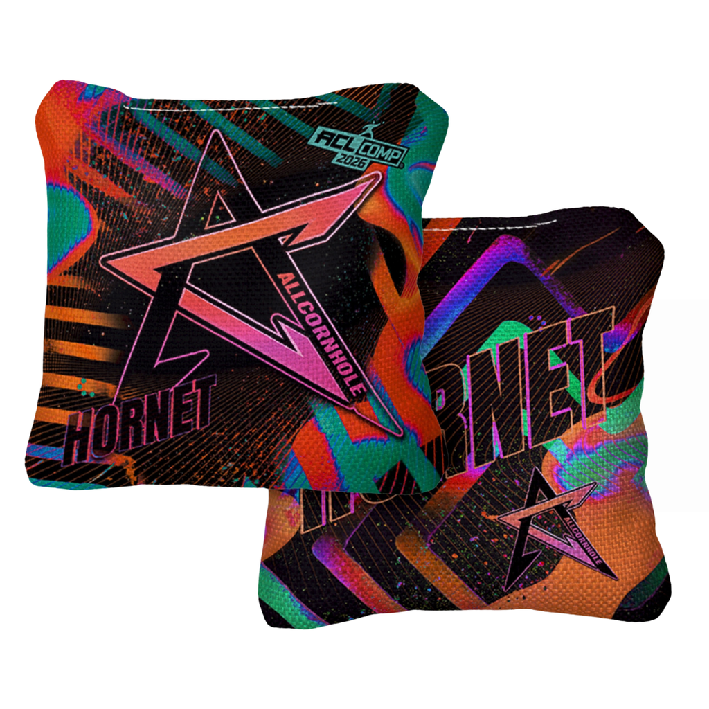 ALLCORNHOLE - HORNET 2026 - ACL COMP - 1x4 Cornhole Bags - cornhole zakjes kopen bij Wicked Wood Games