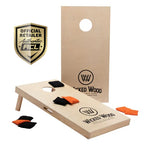 Cornhole Set - 120x60 - Wicked Wood Design - complete set inhoud