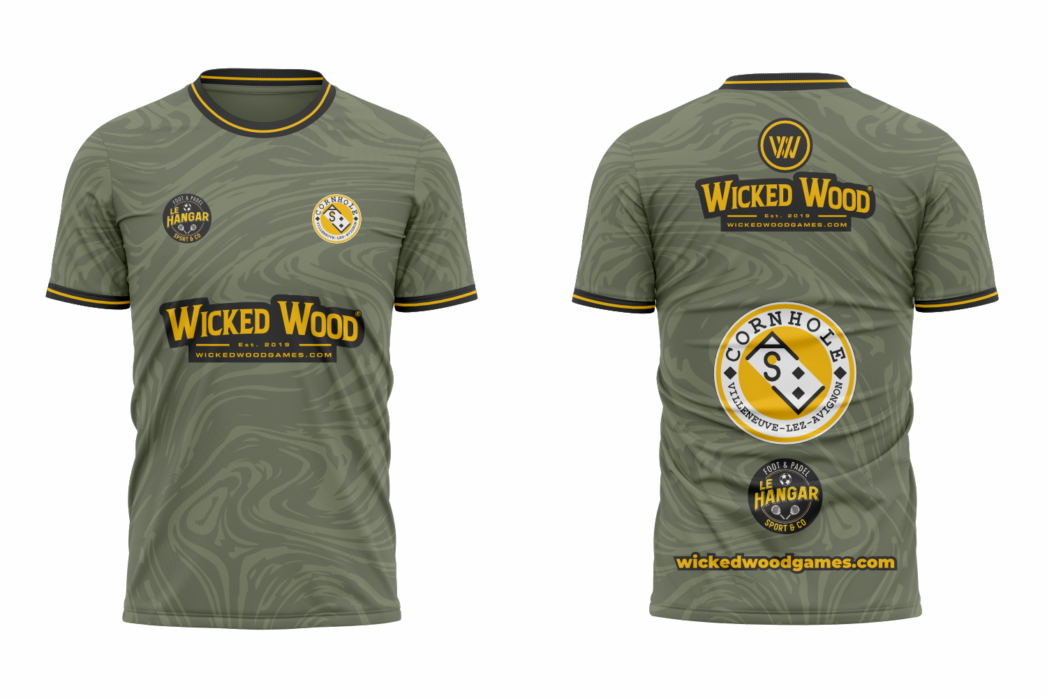 Customized Club Jersey - sport jersey kopen bij Wicked Wood Games