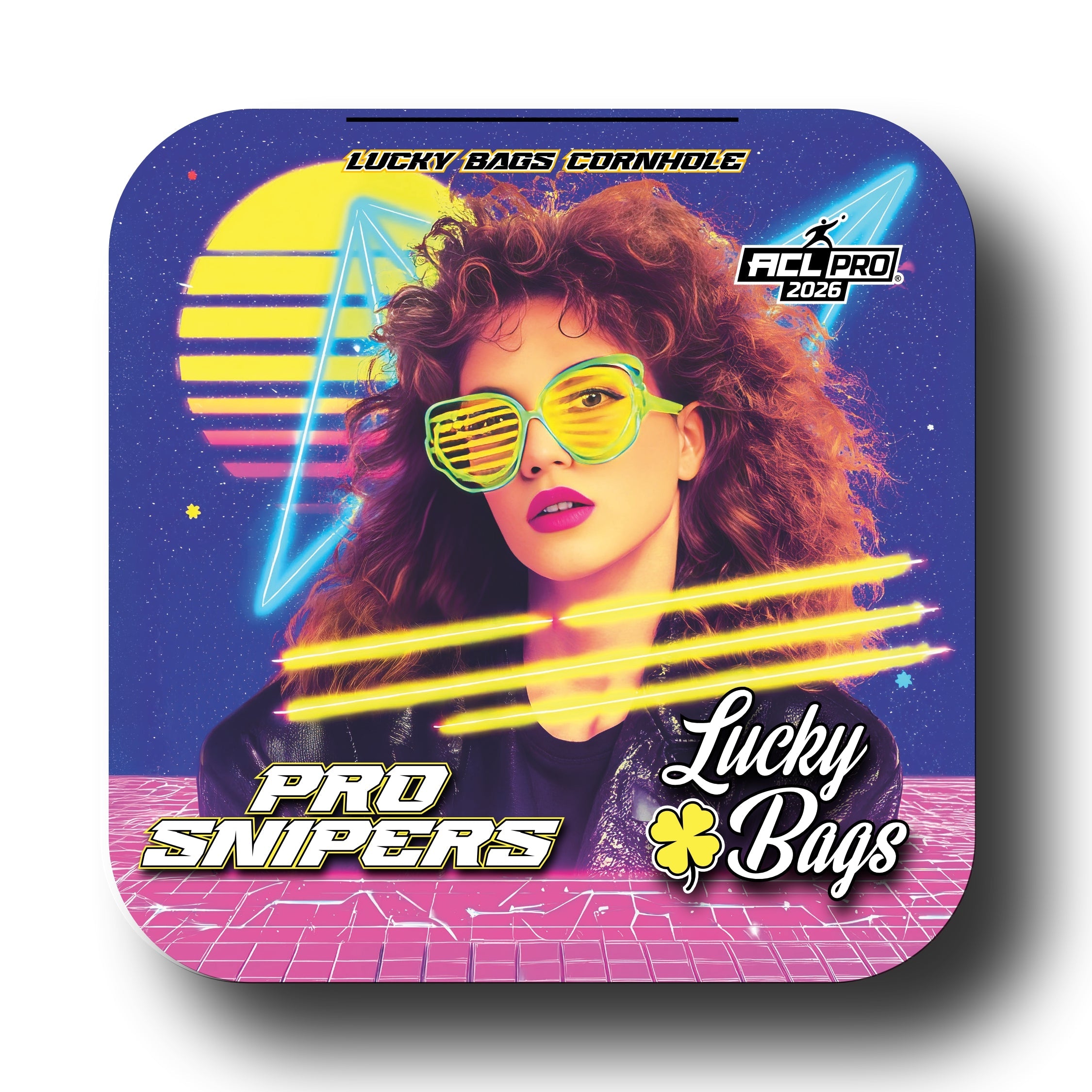 Lucky Bags - Pro Snipers 2026 - ACL Pro Bags - detailfoto cornhole zakjes