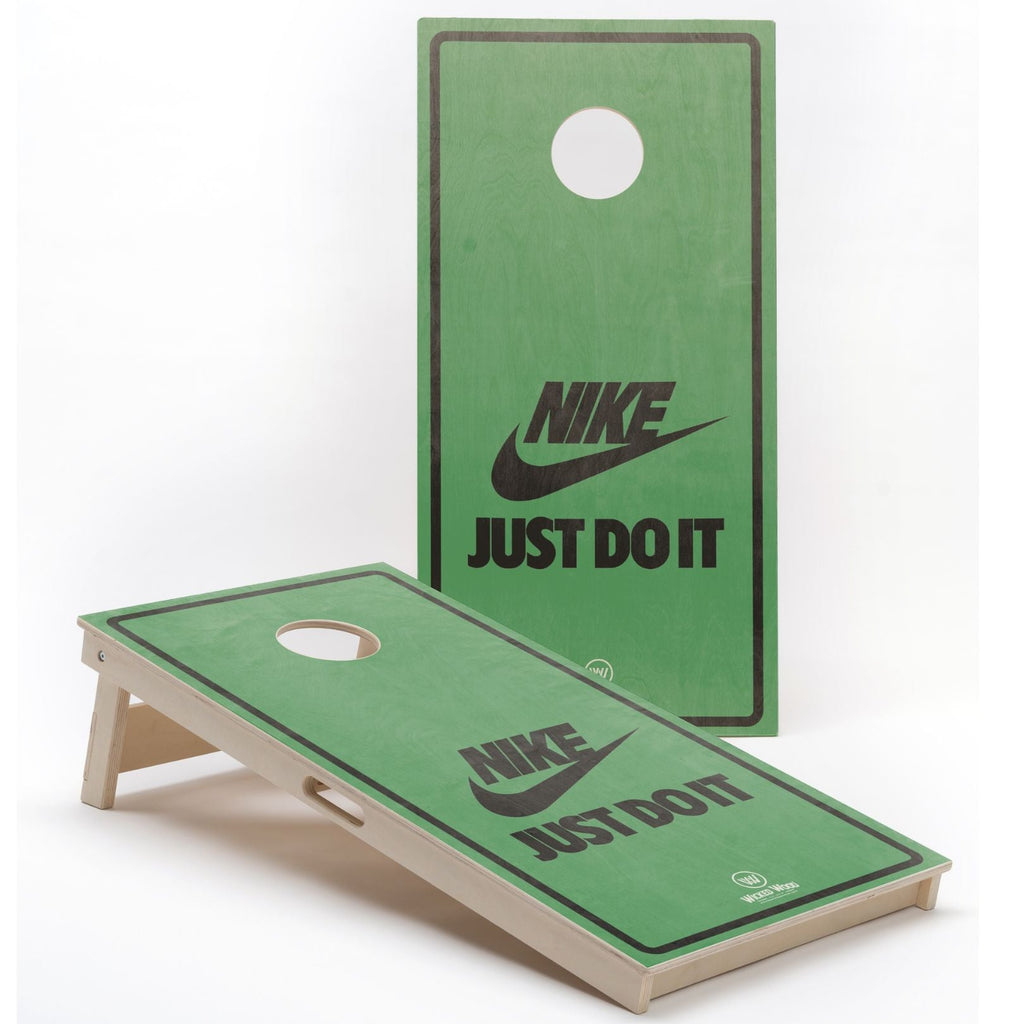 Cornhole Set met Eigen Design - cornhole set kopen bij Wicked Wood Games