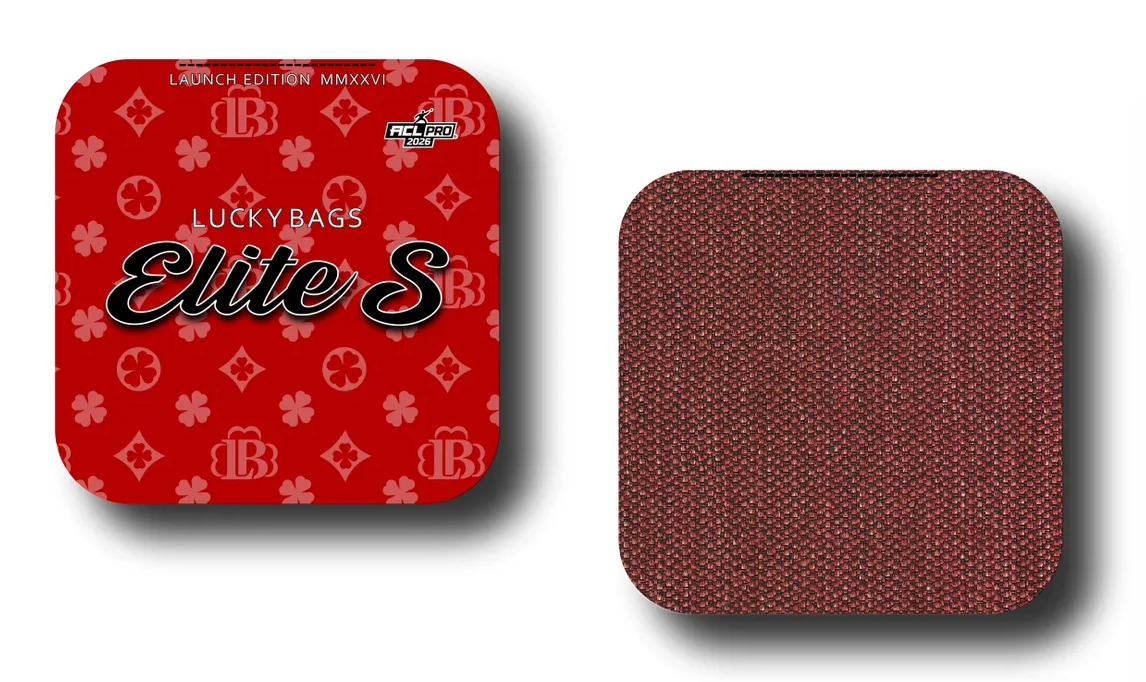 Lucky Bags - Elite S 2026 - ACL Pro in Red - cornhole zakjes