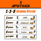 Spotkick - Complete Set - Inclusief 2x boards / Voetbal / Draagtas - cornhole set in gebruik