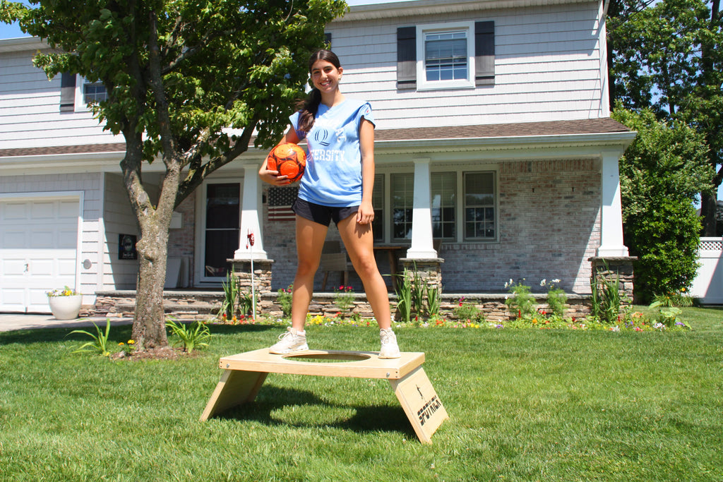 Spotkick - Complete Set - Inclusief 2x boards / Voetbal / Draagtas inclusief koffer - professionele cornhole set