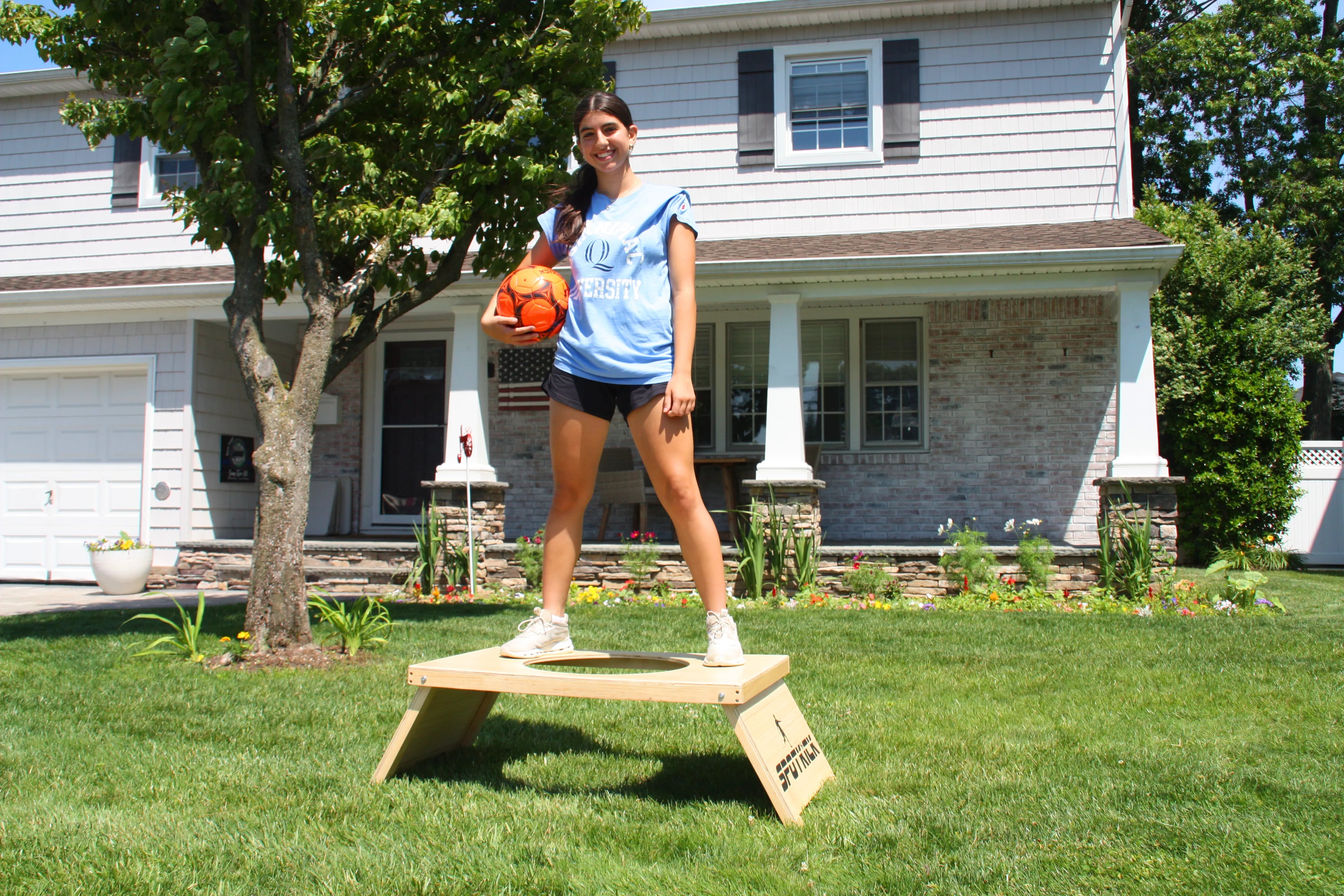 Spotkick - Complete Set - Inclusief 2x boards / Voetbal / Draagtas inclusief koffer - professionele cornhole set