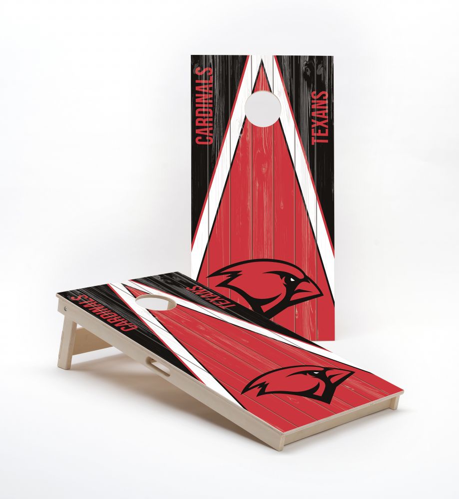 Cornhole Set met Eigen Design - zij-aanzicht cornhole set
