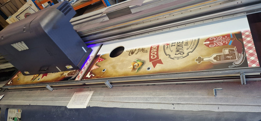 Cornhole Set met Eigen Design (Test Tjarco) Cornhole sets Wicked Wood Games