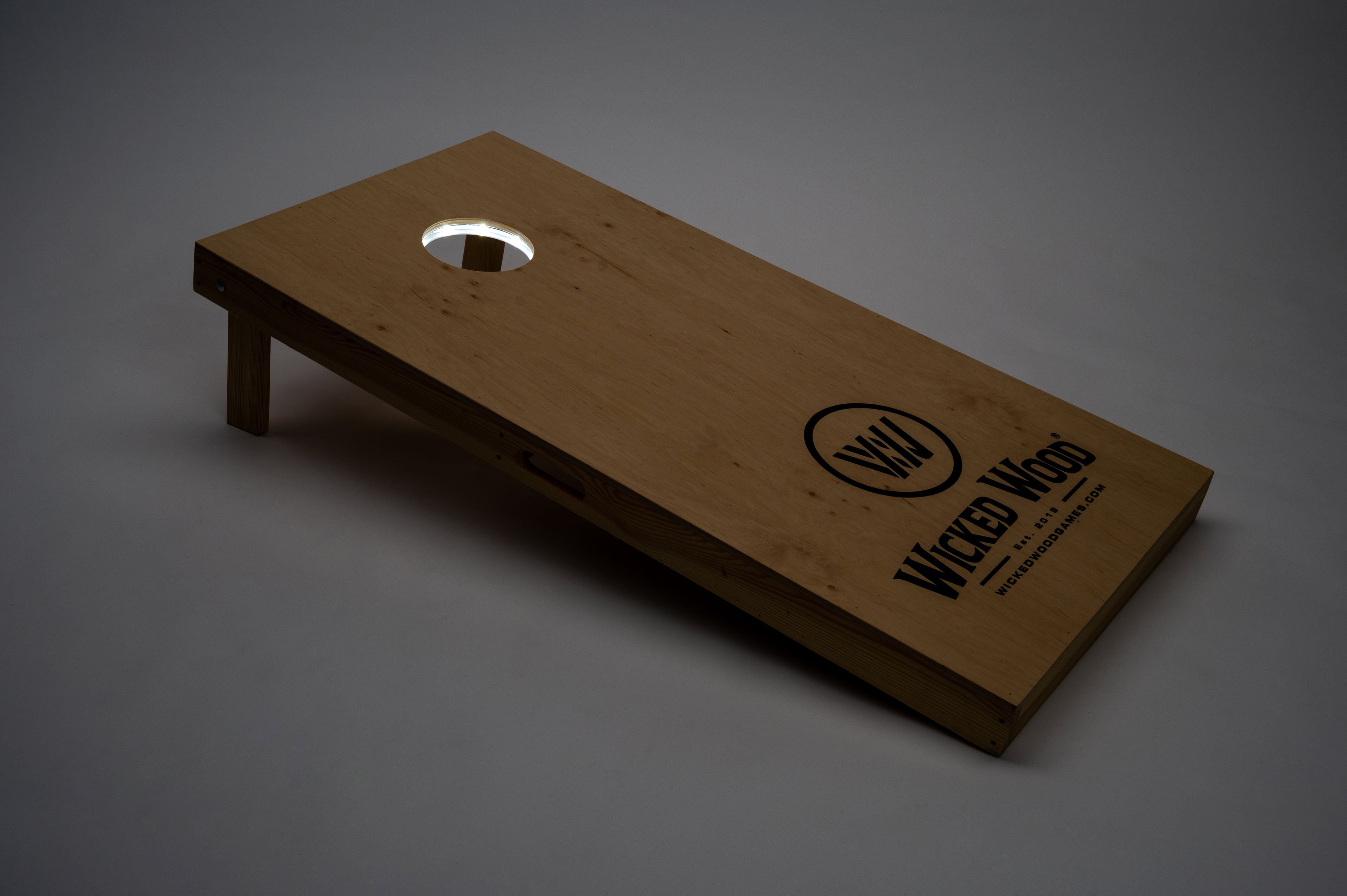 Led Lights voor Cornhole Boards - cornhole set kopen bij Wicked Wood Games