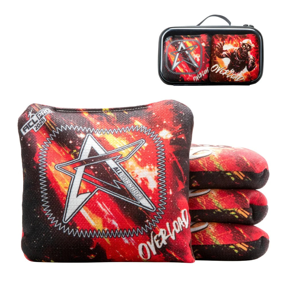 OVERLOAD 2025 - ACL PRO - 1x4 Cornhole Bags - kleur en ontwerp detail